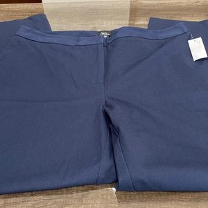 NWT Simply Emma Pants. Navy blazer.Size 16W. Stretchy